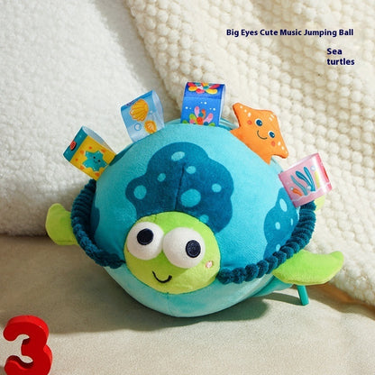 Hot New Items at Buy Center: Music Jumping Ball USB Charging Recording Singing Early Education Toys For Babies Turtle