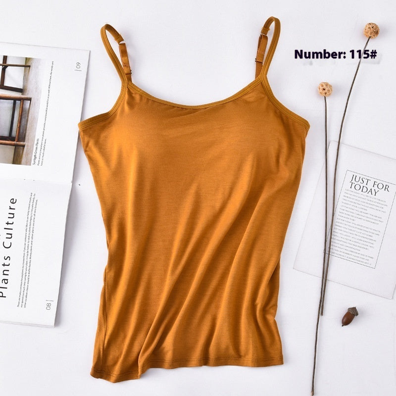 Modal Long Women's Sling Vest Inner Match Tube Top Home Wear Wear-free Bra Pieces