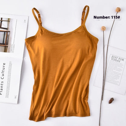 Modal Long Women's Sling Vest Inner Match Tube Top Home Wear Wear-free Bra Pieces