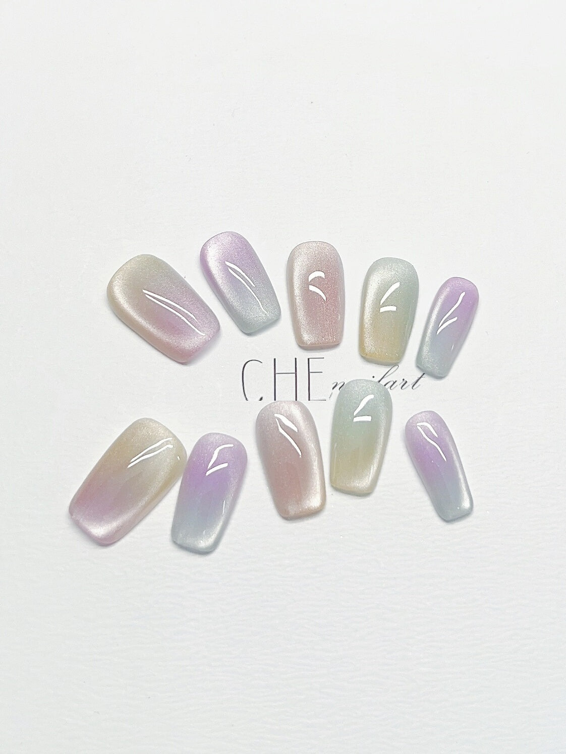 Fresh Arrivals at Buy Center: New Summer Colorful White Student Finished Wear Nail Tip Detachable