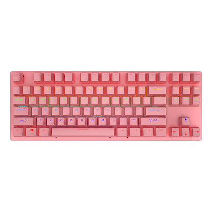 Now Available at Buy Center: Crack K550 Wired Green Axis Office Mechanical Keyboard Pink green shaft