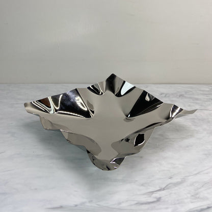 Just Arrived at Buy Center: Folding Art Stainless Steel Square Fruit Plate