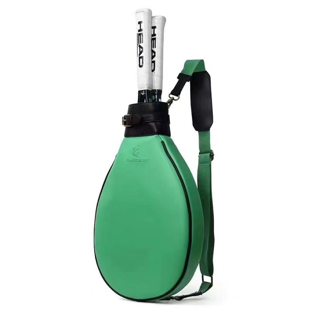 Just Arrived at Buy Center: Badminton Bag Women's One Shoulder Retro Green See Description