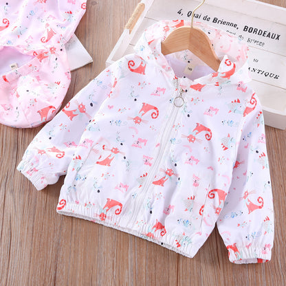 Fresh Arrivals at Buy Center: Girls' Printed Cartoon Jacket 80606037