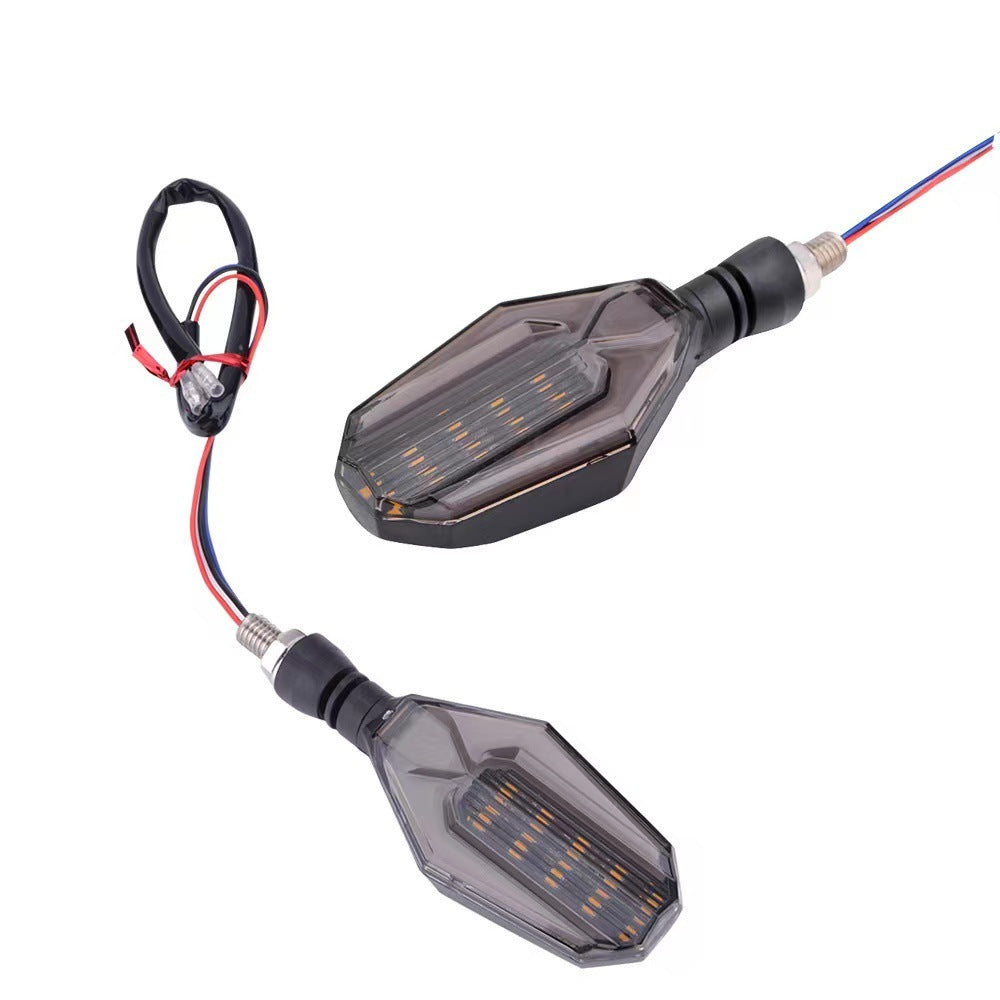 Newly Released at Buy Center: Motorcycle Modified Two-color Light Guide 30LED Steering Indicator Signal