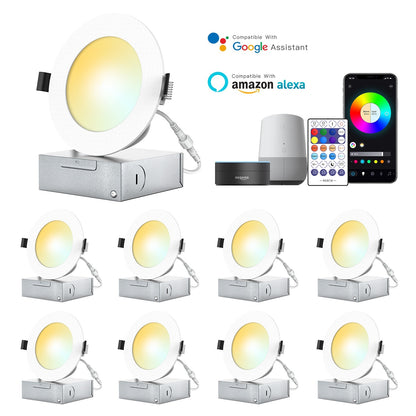 New at Buy Center: Smart Wifi Bluetooth Dual-mode American Standard 110V Thin Downlight