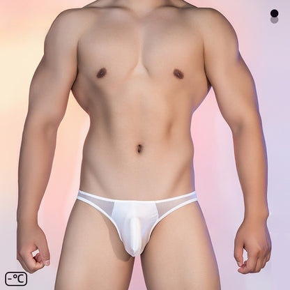 See-through Thin Transparent Silky Men's Low Waist Briefs | Men's Clothing3 | Buy Center