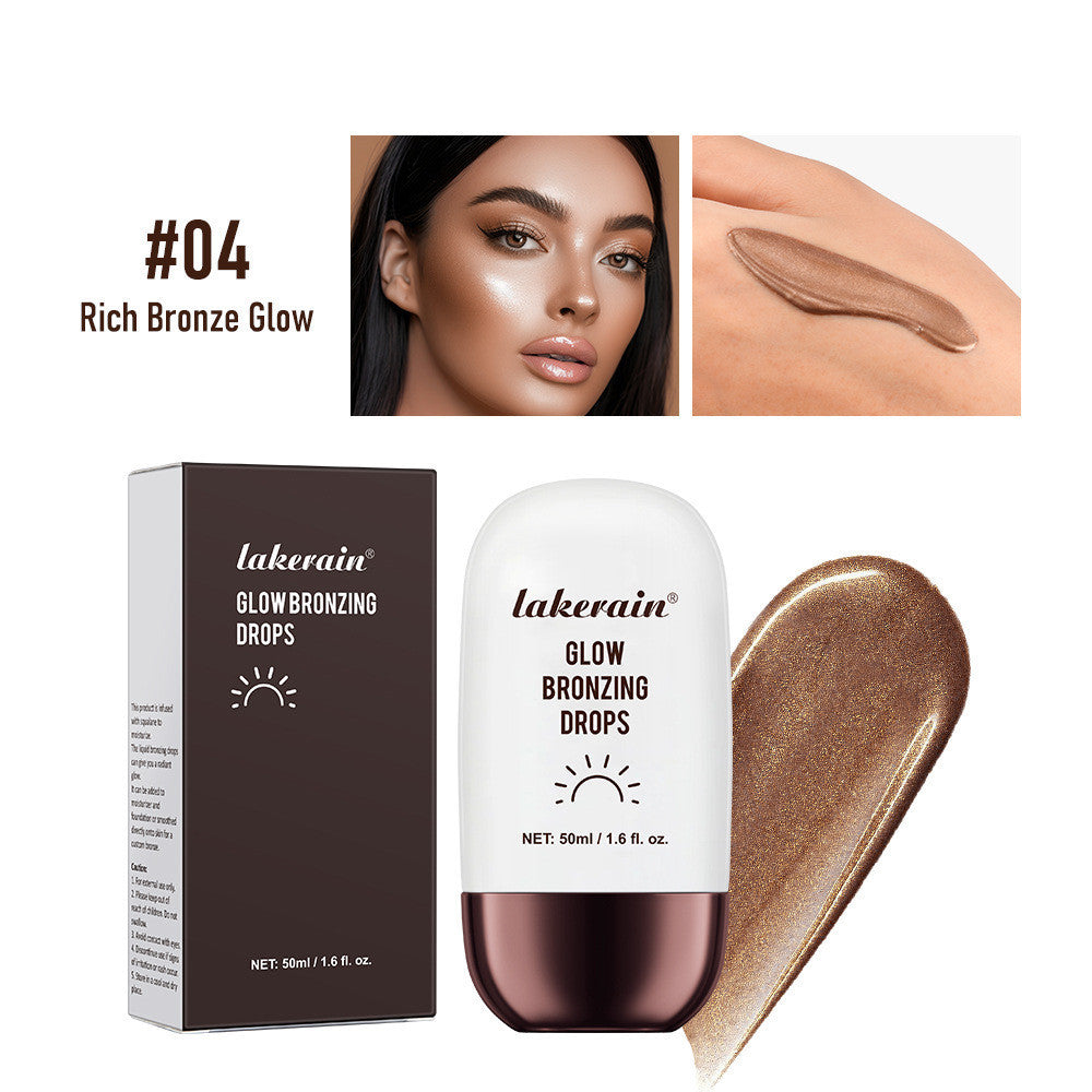 Buy Center Exclusive Offer-Bronze Highlight Drops Brightening Skin Color Modification 50ml Drops 4