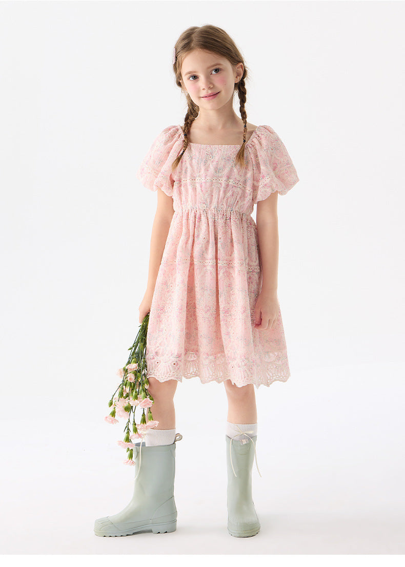 Fresh Arrivals at Buy Center: ' Sweet Floral Embroidery Dress