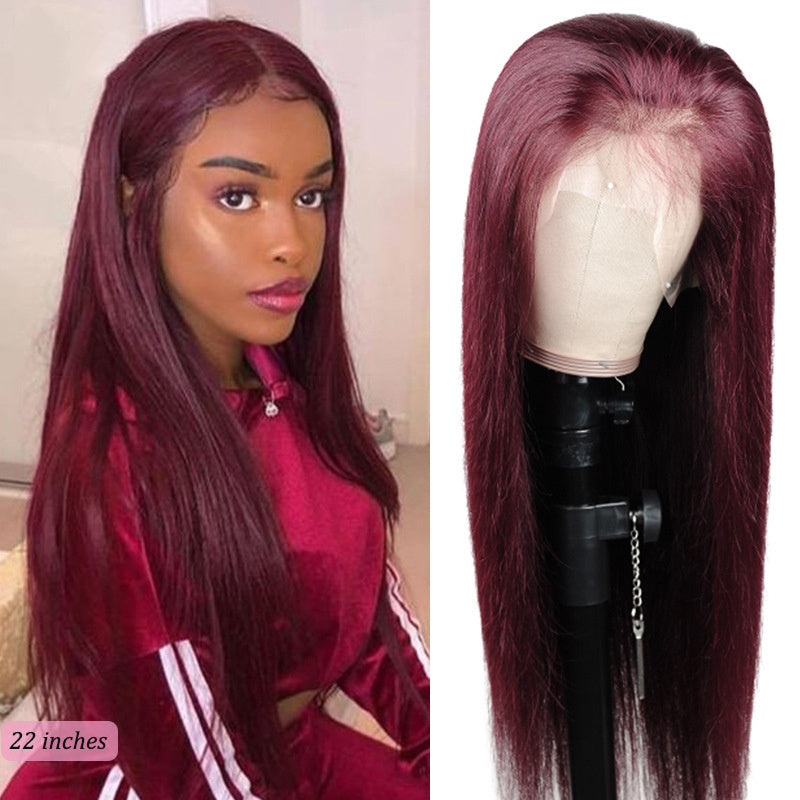 Buy Center Exclusive Offer-T-part Lace Frontal Wigs Real Hairstyle Headgear 150.Density 10inch Front lace