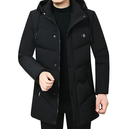 Winter Middle-aged And Elderly Men's Coat Thickened