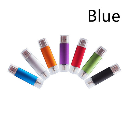 Now Available at Buy Center: Portable Caike Aluminum Alloy USB 2.0 Drive Blue