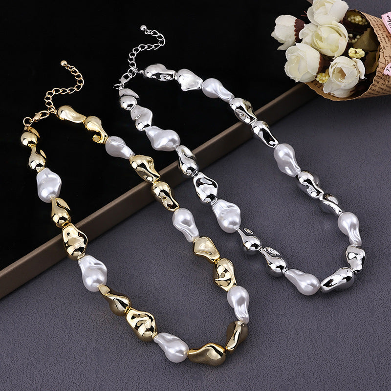 Fashion Trendy Unique Artificial Pearl Clavicle Necklace | Jewelry & Watches3 | Buy Center