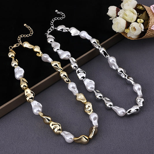 Fashion Trendy Unique Artificial Pearl Clavicle Necklace | Jewelry & Watches3 | Buy Center