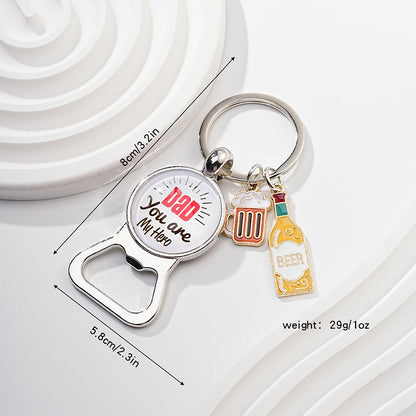 Hot New Items at Buy Center: Creative American Beer Keychain Pendant Bottle Opener Metal 5 Models