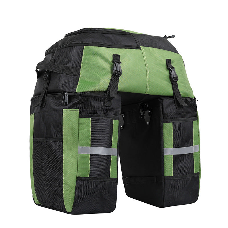 Just Arrived at Buy Center: Rhinoceros Bicycle Rear Storage Bag Three-in-one 70L Sichuan-Tibet Series Long-distance Travel Frame Bag