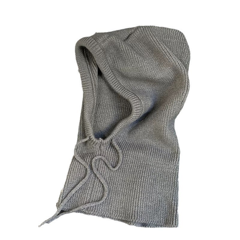 Autumn And Winter Knitting Scarf Integrated Sleeve Cap Buy Center