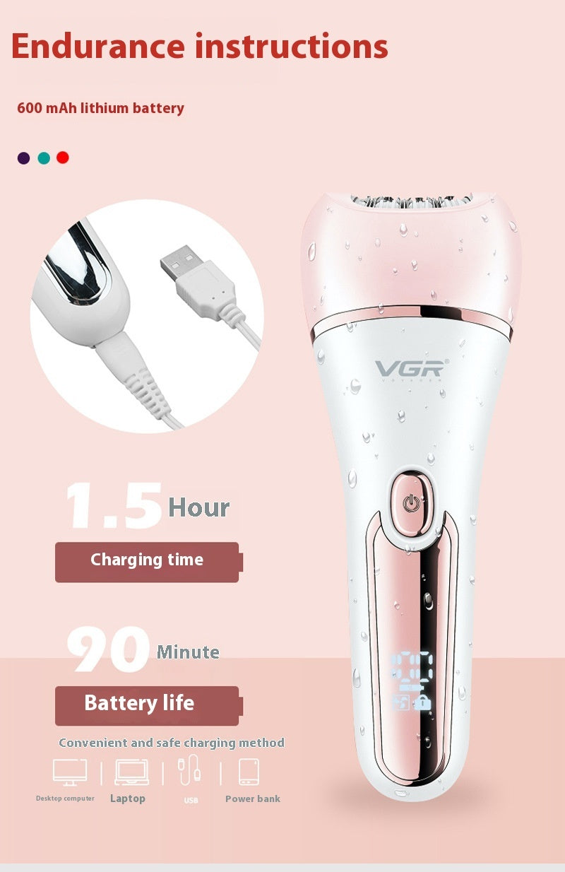 Fresh Arrivals at Buy Center: Six-in-one Women's Electric Plucking Hair Removal Device Suit