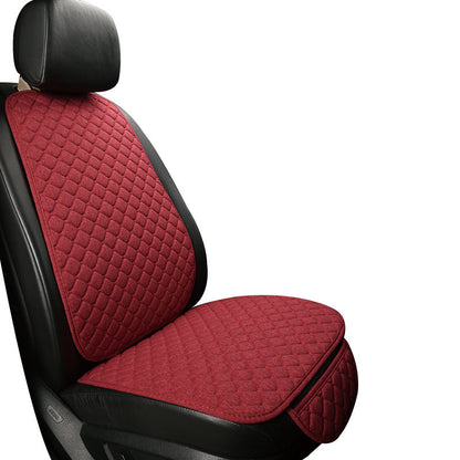 Fresh Arrivals at Buy Center: Linen Car Seat Cushion Universal Car Cushion Lafite Red