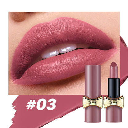 Buy Center Choice-Bow Lipstick Matte Velvet Lasting 03 Color 3.5g