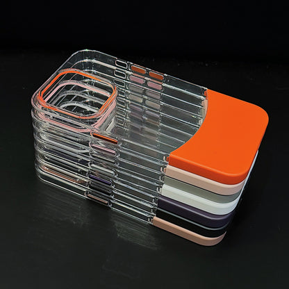 New at Buy Center: Case Magnetic Up And Down Plug AF Transparent Stitching Two-color Protective Sleeve