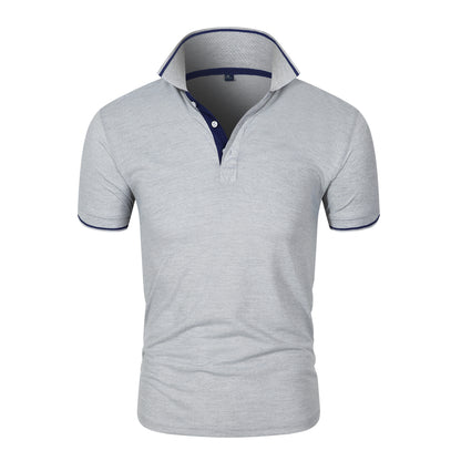 Camiseta de algodón para hombre con estilo brillante de verano