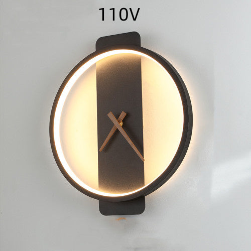 Nordic Wall Lamp Bedroom Bedside Lamp Clock Modeling Lamp Buy Center