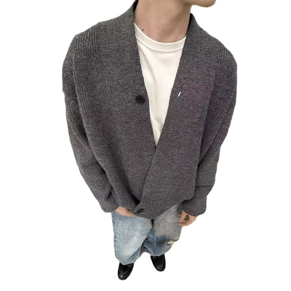 Sweater Cardigan Coat Men's Spring And Autumn Buy Center