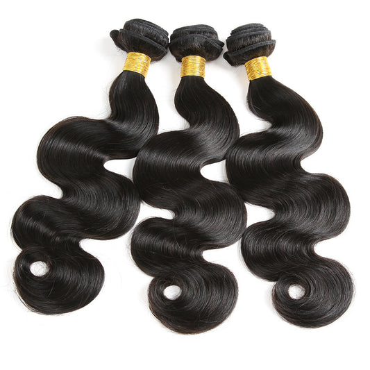 Hot New Items at Buy Center: Piece Body Wave Human Hair Bundles Black