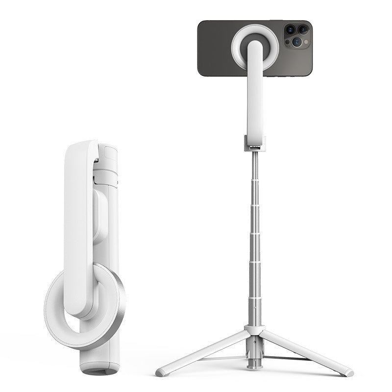 Just Arrived at Buy Center: Mobile Phone Bracket Selfie Stick Bluetooth Live Tripod White